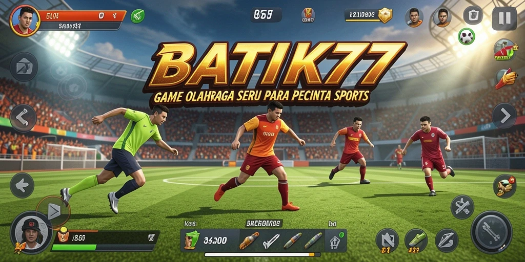 Tangkapan layar utama BATIK77 menampilkan pertarungan seru dalam olahraga.