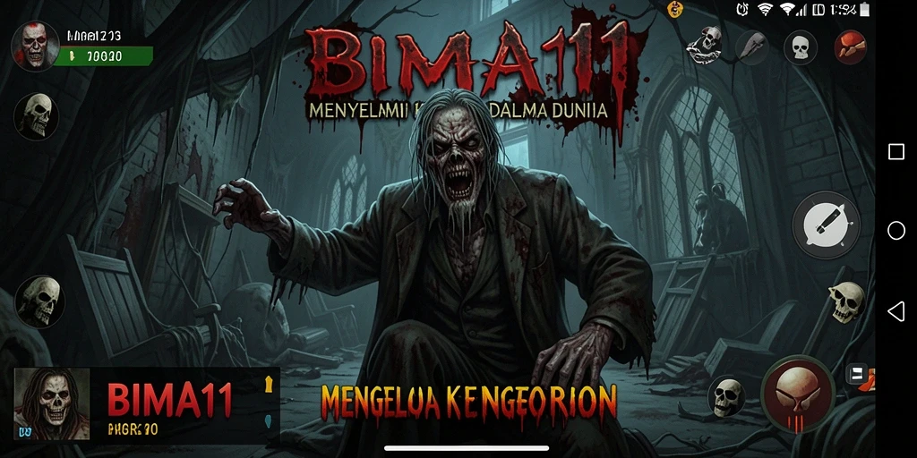 Screenshot menampilkan gameplay menegangkan dengan atmosfer Horror yang kental.