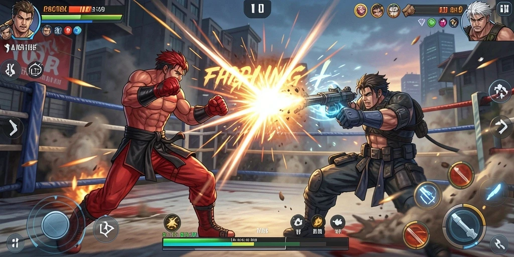 Tangkapan layar gameplay menampilkan aksi pertarungan yang mendebarkan dari CANVA168.