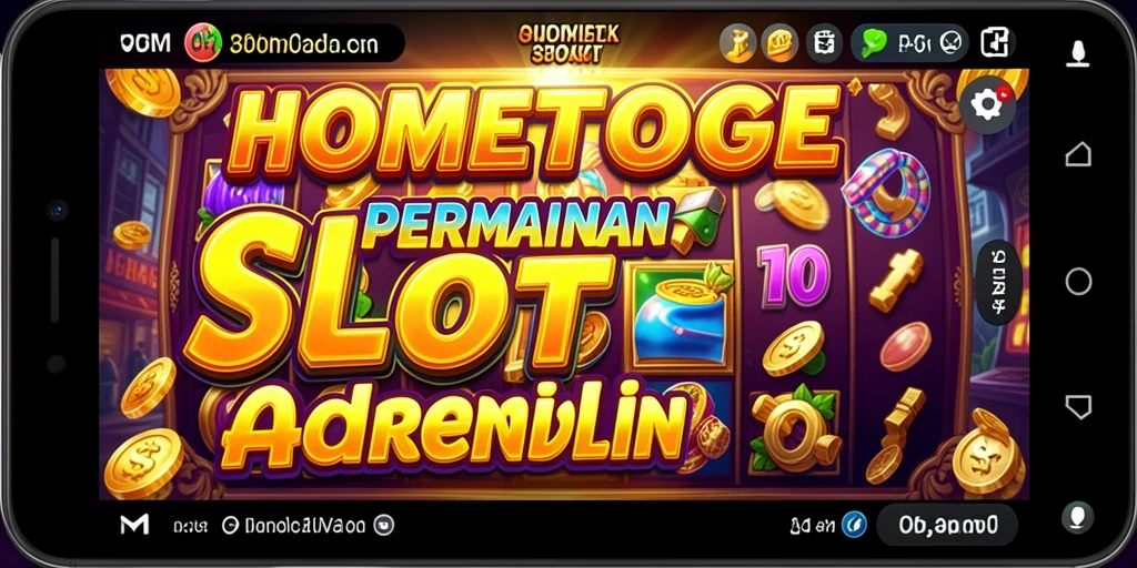Tampilan utama gameplay HOMETOGEL dengan fitur slot yang menarik.
