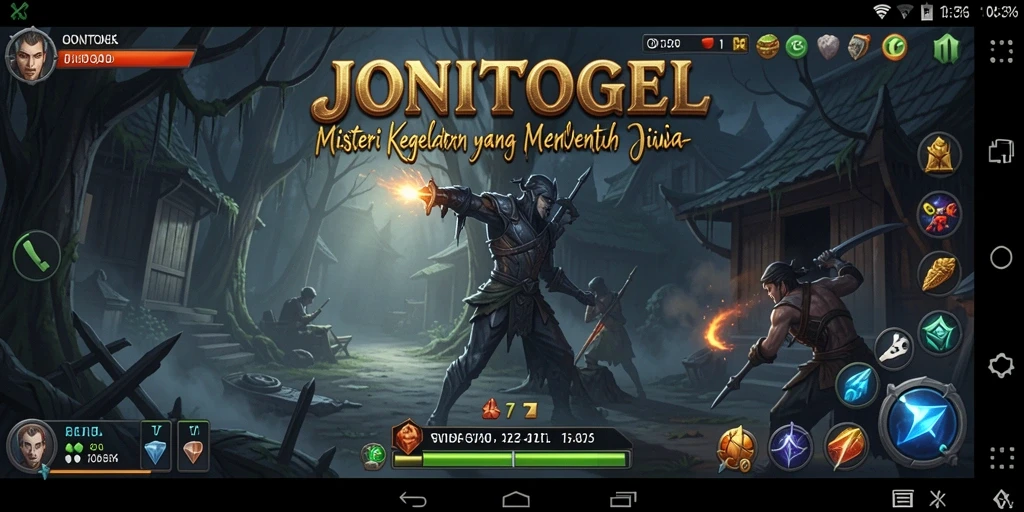 Tampilan gameplay menakutkan di dalam dunia JONITOGEL.