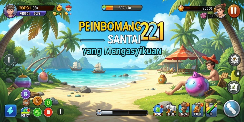 Tampilan menarik dari gameplay MPO2121 yang penuh warna.