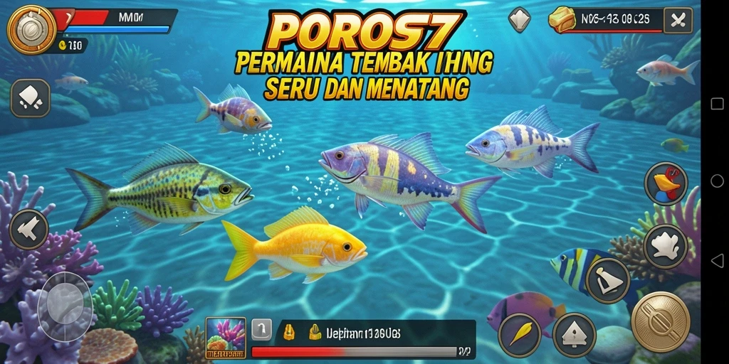 Gameplay seru dan menantang di POROS77 dengan variasi ikan yang beragam.