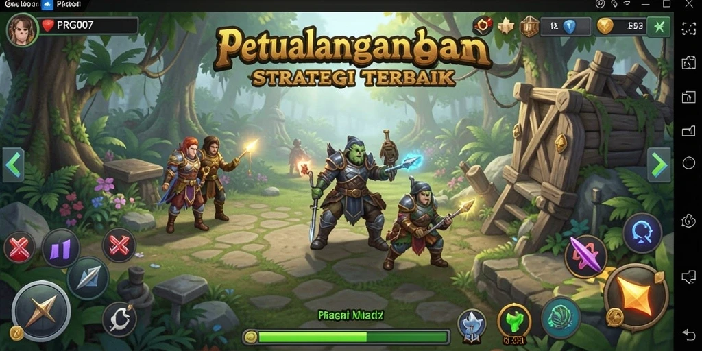 Gameplay seru dan menantang di PRG007 dengan sistem strategi yang mendalam.